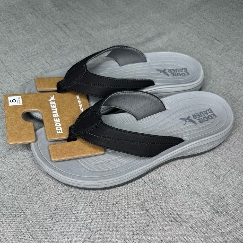 Eddie Bauer Break Point Sandals Black Summer Comfortable Walking 7 8 9 10 NWT - Picture 10 of 15